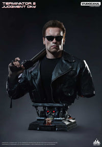 QUEEN STUDIOS – TERMINATOR 2 – T-800 Life-Size Bust 1:1 