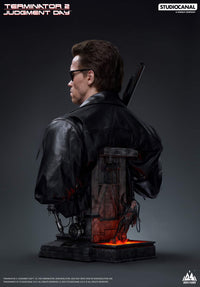 QUEEN STUDIOS – TERMINATOR 2 – T-800 Life-Size Bust 1:1 