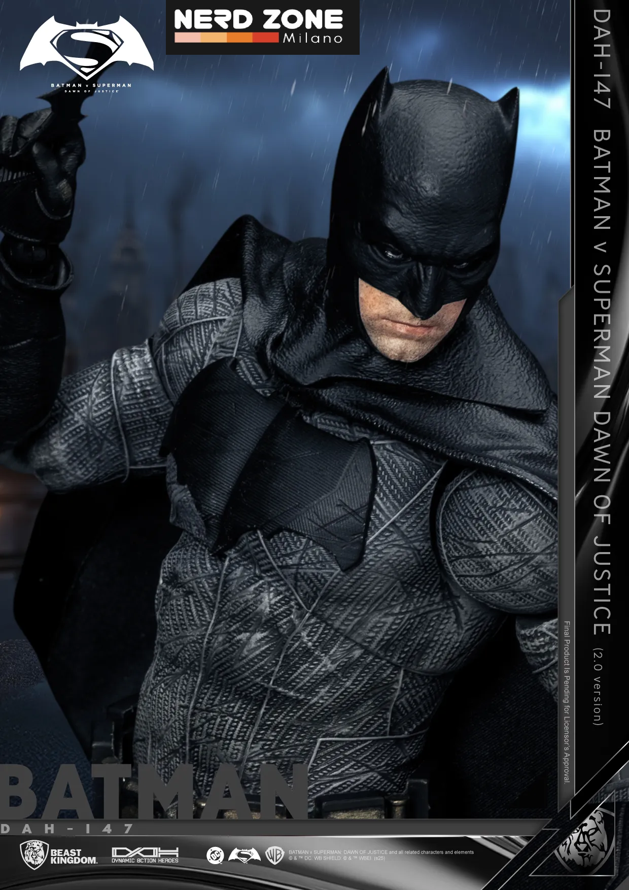 PRE ORDINE - BEAST KINGDOM - Bvs Dawn Of Justice Batman 2.0 Dah Figure
