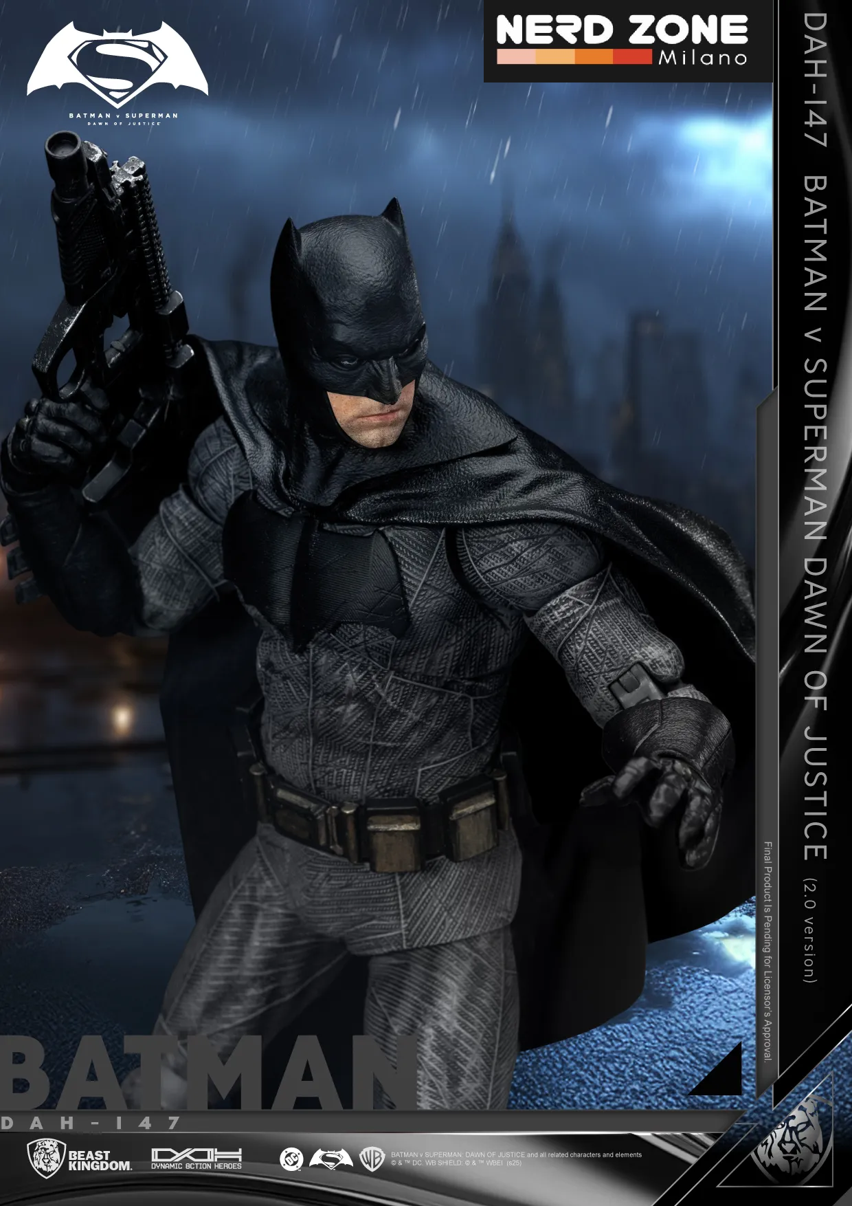 PRE ORDINE - BEAST KINGDOM - Bvs Dawn Of Justice Batman 2.0 Dah Figure