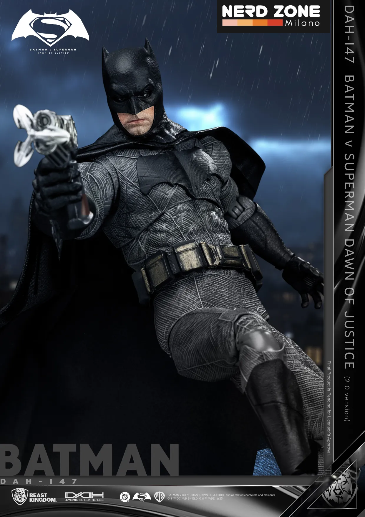 PRE ORDINE - BEAST KINGDOM - Bvs Dawn Of Justice Batman 2.0 Dah Figure