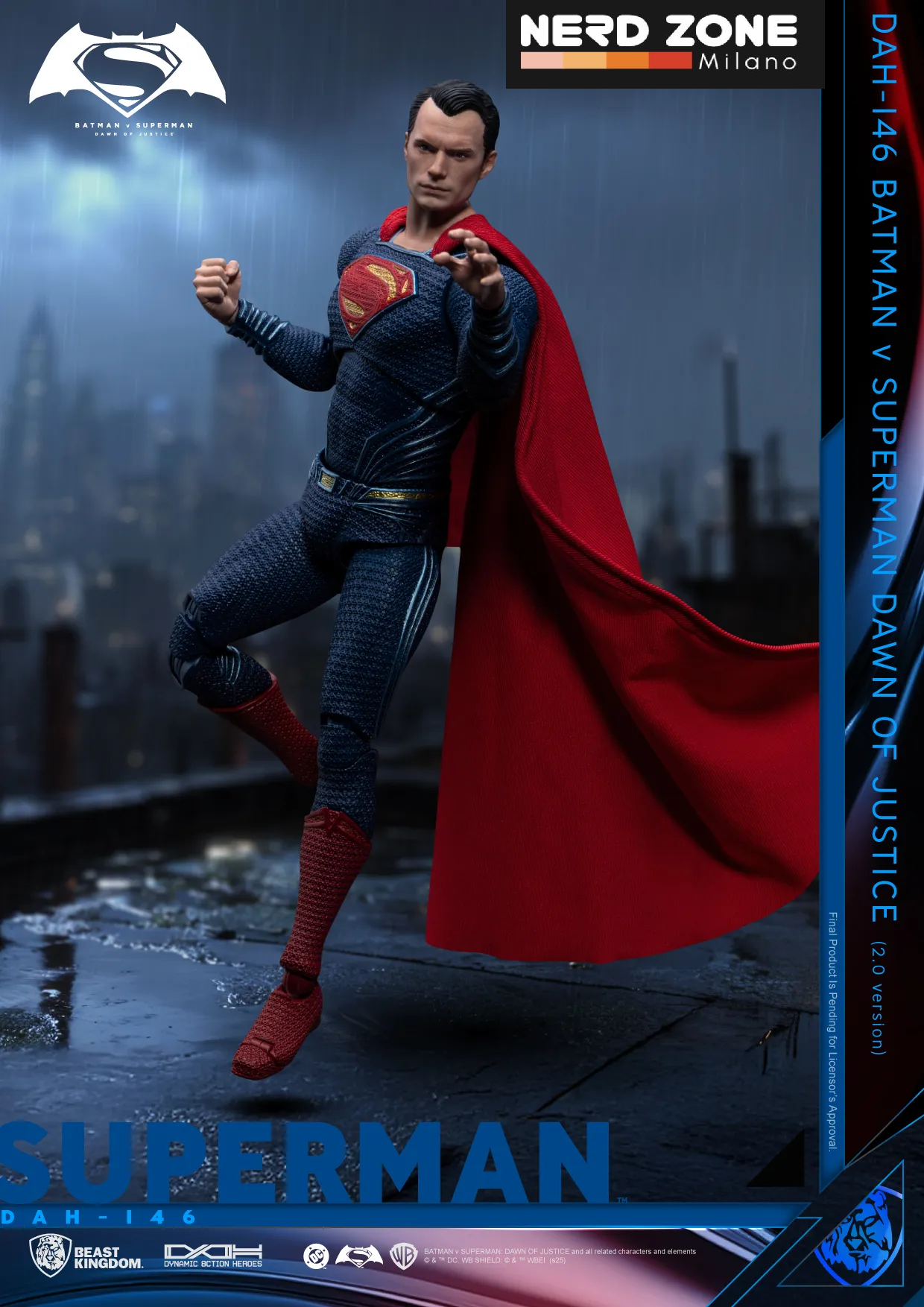PRE ORDINE - BEAST KINGDOM - Bvs Dawn Of Justice Superman 2.0 Dah Figure