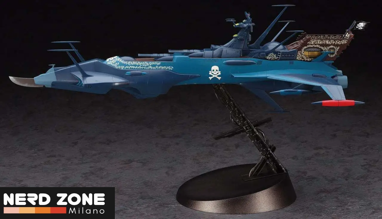 PRE ORDINE - HASEGAWA - Captain Harlock Space Pirate Battleship Arcadia Phantom Death Shadow 1/1500 Mk