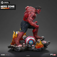 IRON STUDIOS - Captain America Brave New World Red Hulk 1/10 Statue