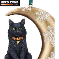 NEMESIS NOW - Cat Moon Hanging Ornament
