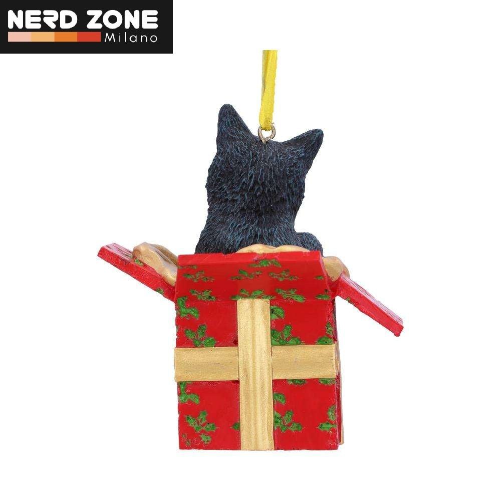 NEMESIS NOW - Cat Present Hanging Ornament