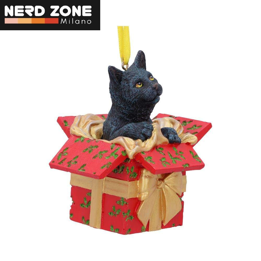 NEMESIS NOW - Cat Present Hanging Ornament