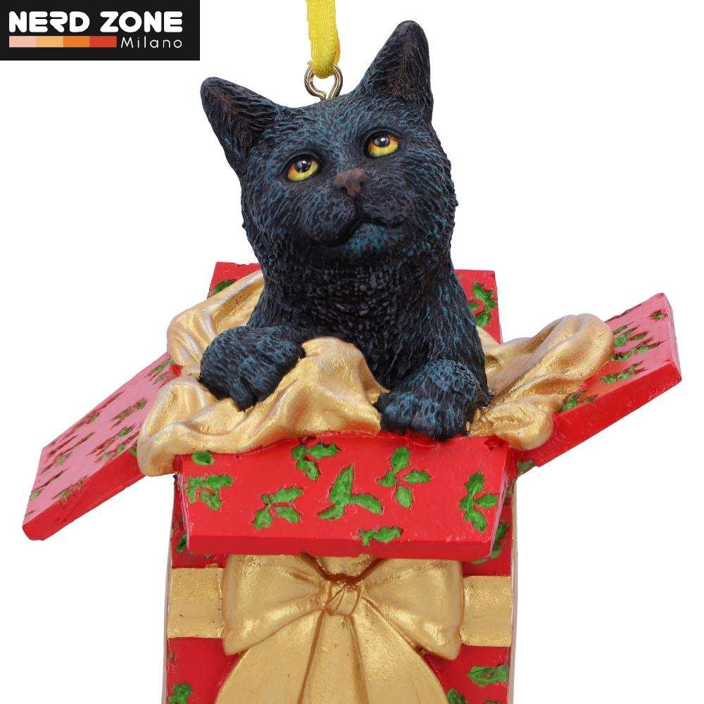 NEMESIS NOW - Cat Present Hanging Ornament