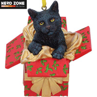 NEMESIS NOW - Cat Present Hanging Ornament