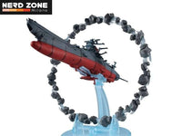 MEGAHOUSE - Cosmo Fleet Space Battleship Yamato 2022 Warrior W/ Asteroid Replica
