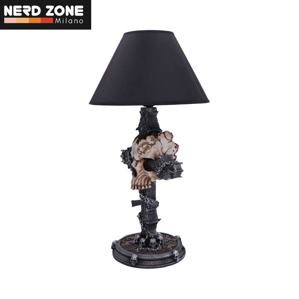 PRE ORDINE - NEMESIS NOW - Cranium Crucis Table Lamp