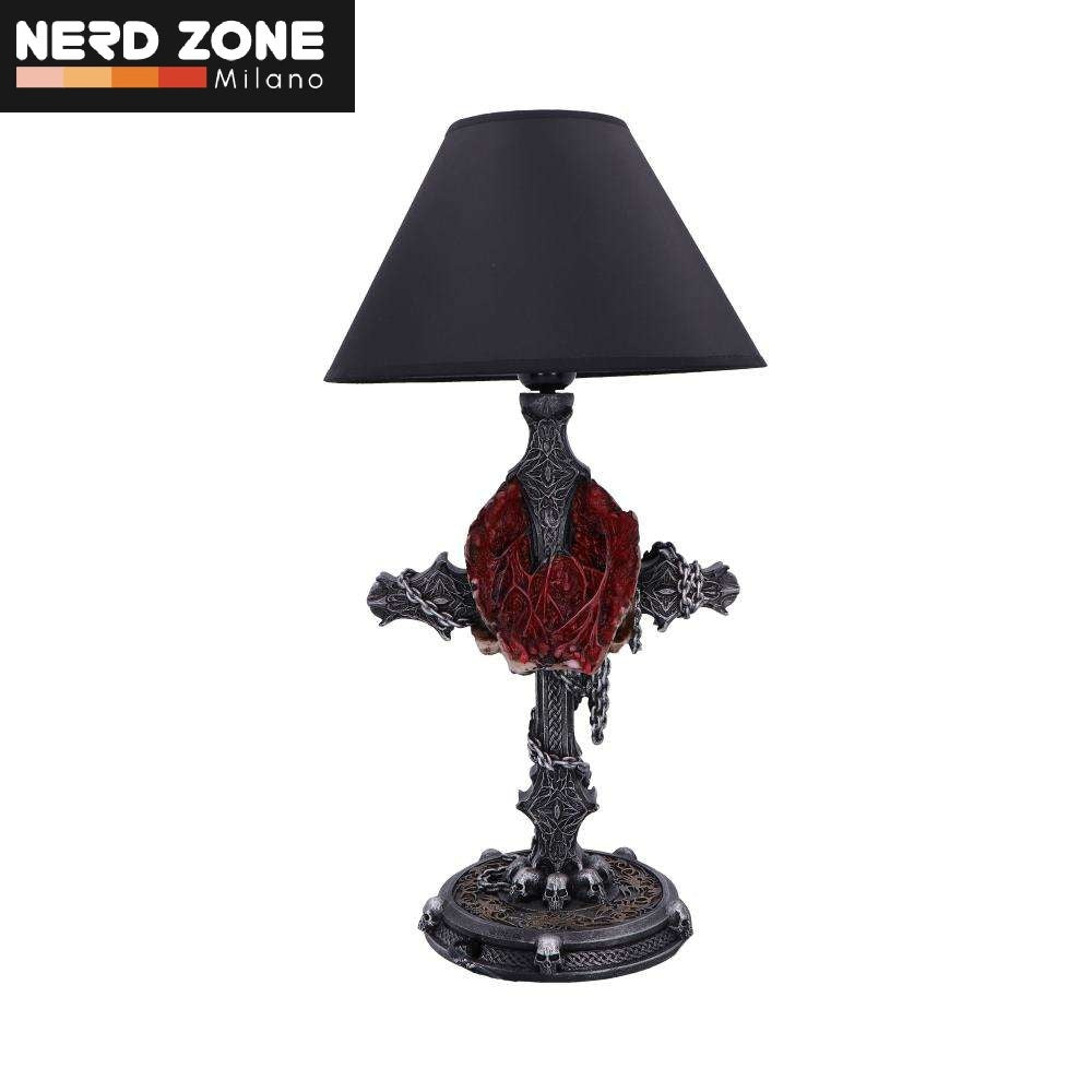 PRE ORDINE - NEMESIS NOW - Cranium Crucis Table Lamp