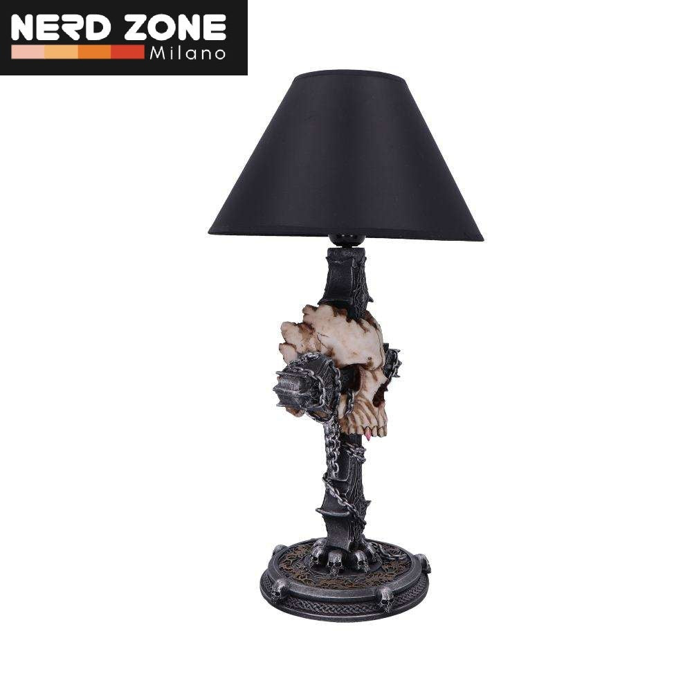 PRE ORDINE - NEMESIS NOW - Cranium Crucis Table Lamp