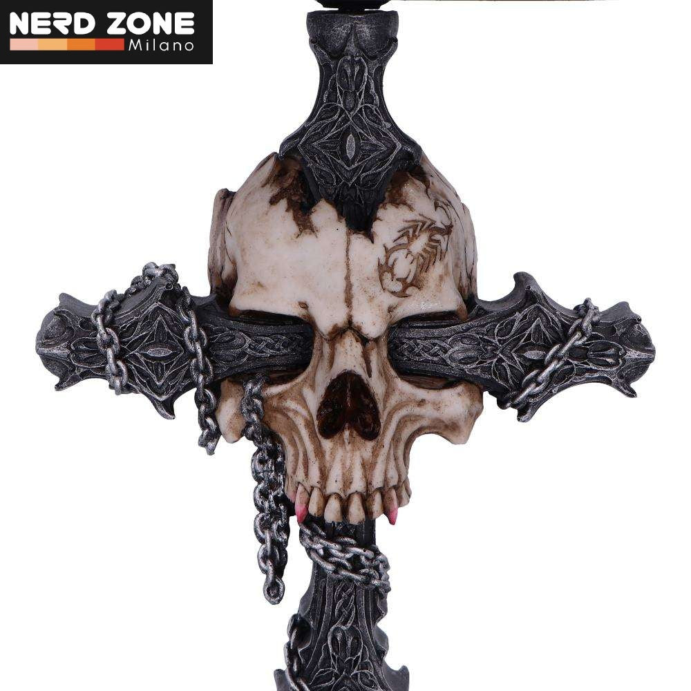 PRE ORDINE - NEMESIS NOW - Cranium Crucis Table Lamp