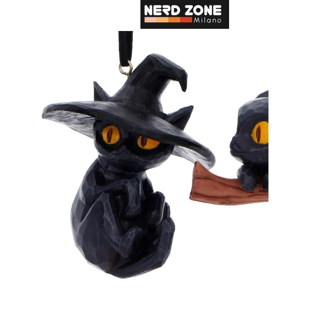 PRE ORDINE - NEMESIS NOW - Cats Curse & Claw Hanging Ornaments Set (2)