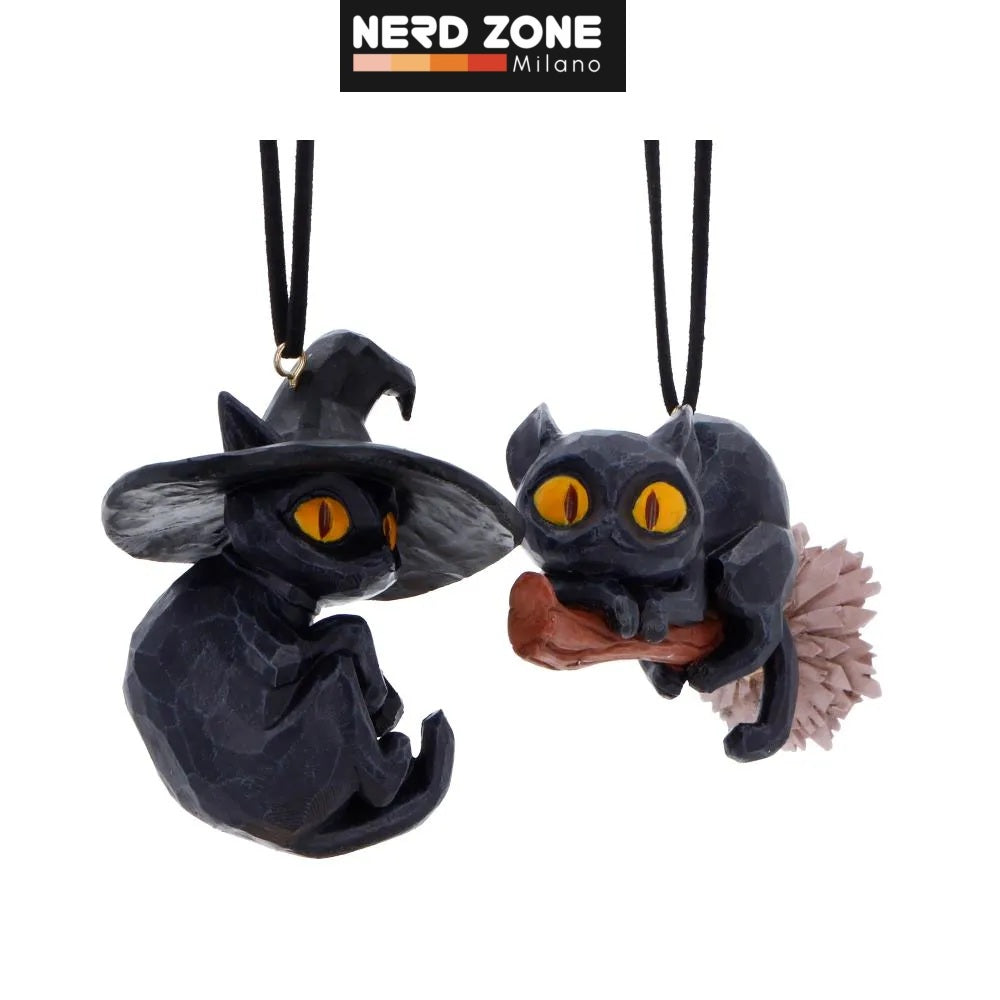 PRE ORDINE - NEMESIS NOW - Cats Curse & Claw Hanging Ornaments Set (2)
