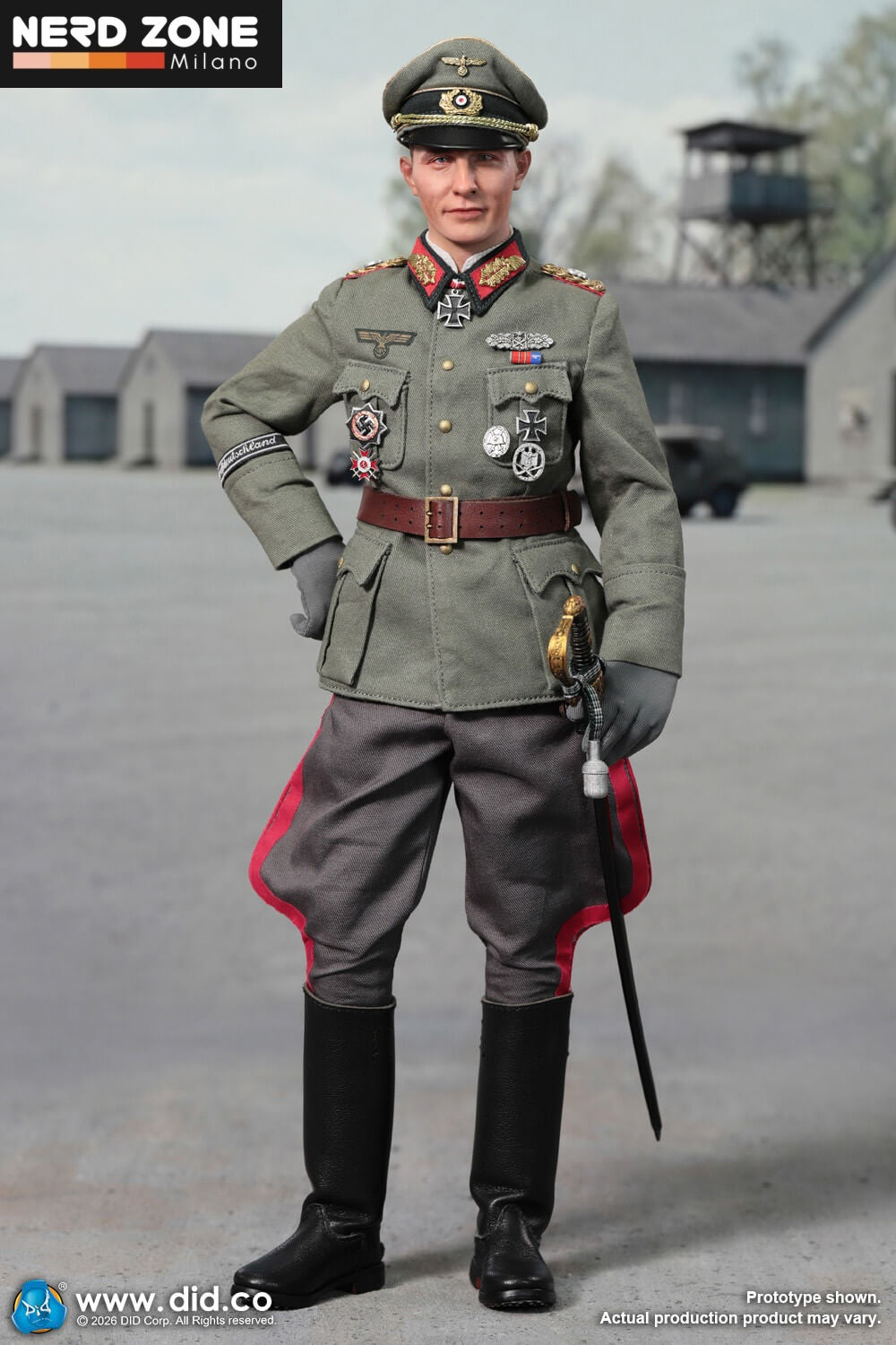 PRE ORDINE - DID / 3R - D80194 1/6 WWII German Wehrmacht Officer – Otto Remer