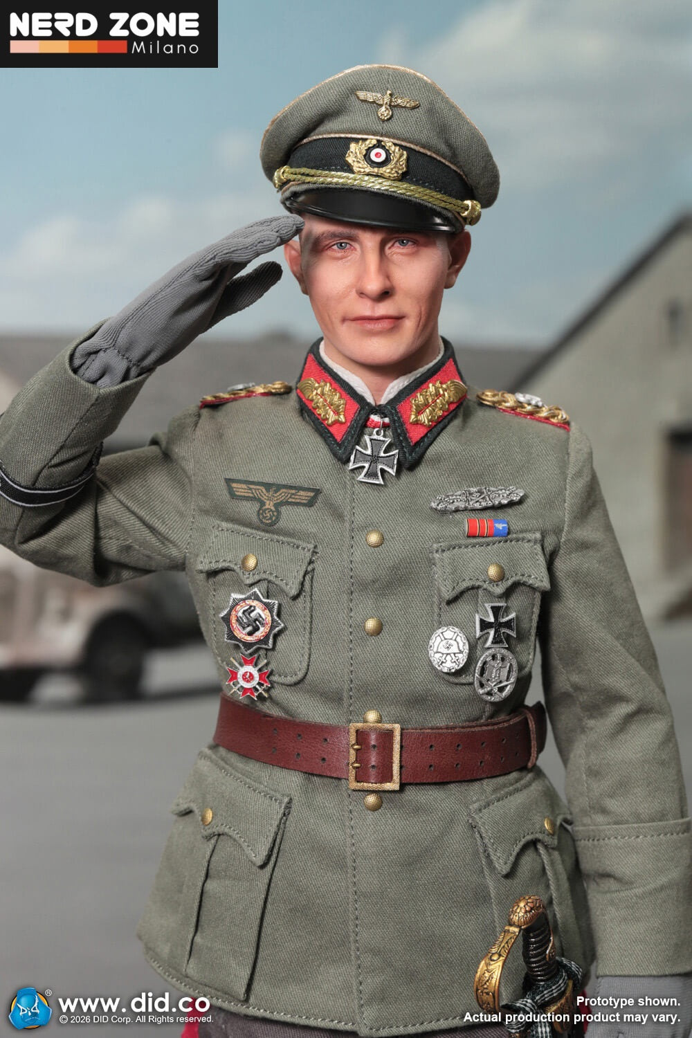 PRE ORDINE - DID / 3R - D80194 1/6 WWII German Wehrmacht Officer – Otto Remer