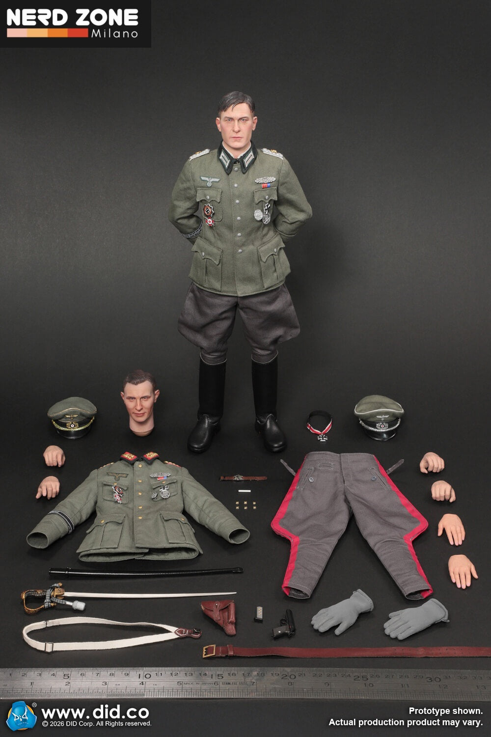 PRE ORDINE - DID / 3R - D80194 1/6 WWII German Wehrmacht Officer – Otto Remer
