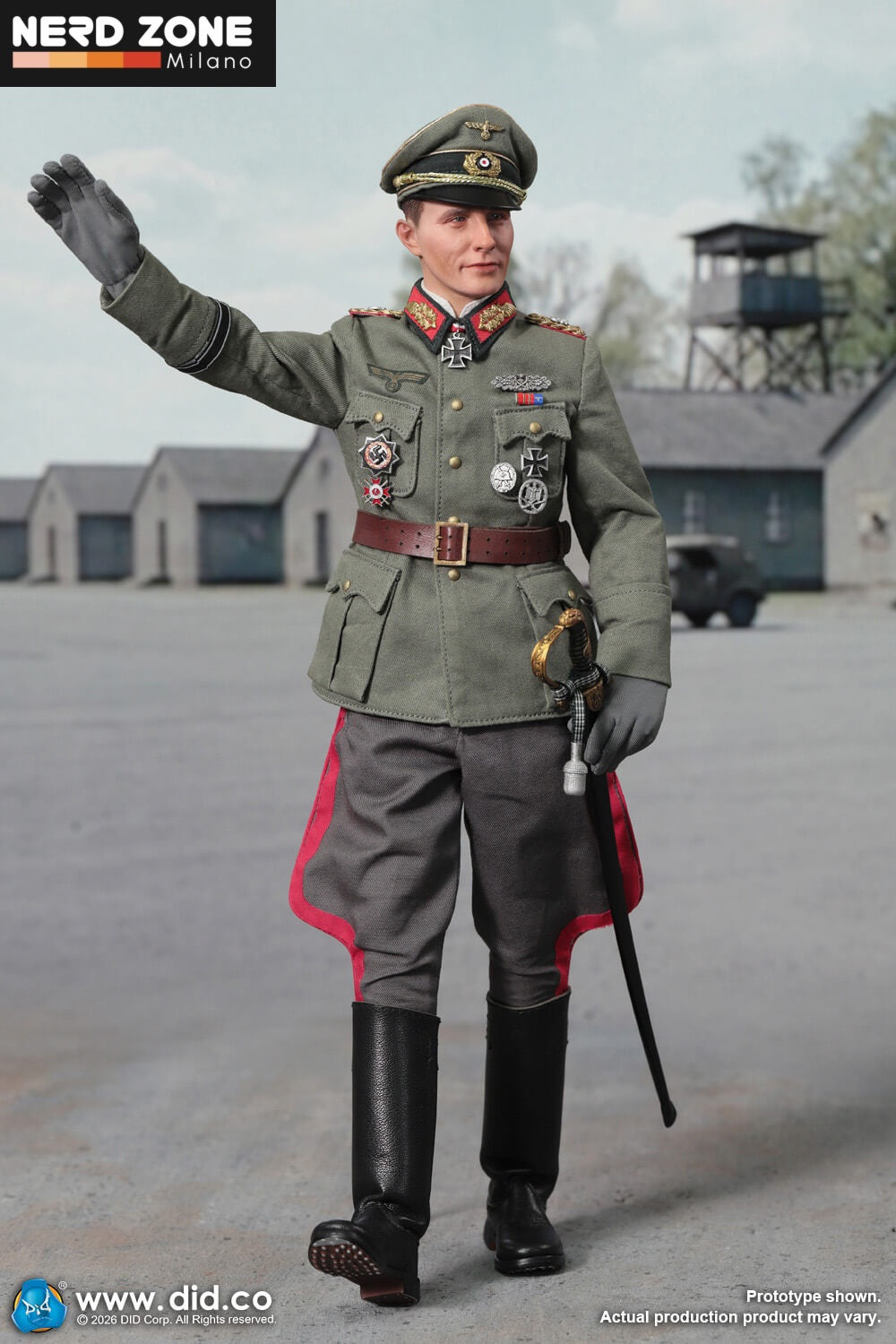PRE ORDINE - DID / 3R - D80194 1/6 WWII German Wehrmacht Officer – Otto Remer
