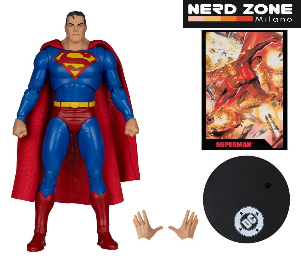 McFARLANE TOYS 2025 - DC Direct Page Punchers Action Figure Superman (Justice #1) (Red Platinum Edition) 19 cm