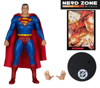 McFARLANE TOYS 2025 - DC Direct Page Punchers Action Figure Superman (Justice #1) (Red Platinum Edition) 19 cm