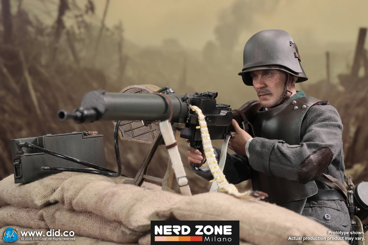 PRE ORDINE DID/3R - D11015 1/6 WWI German MG08 Gunner – Arthur