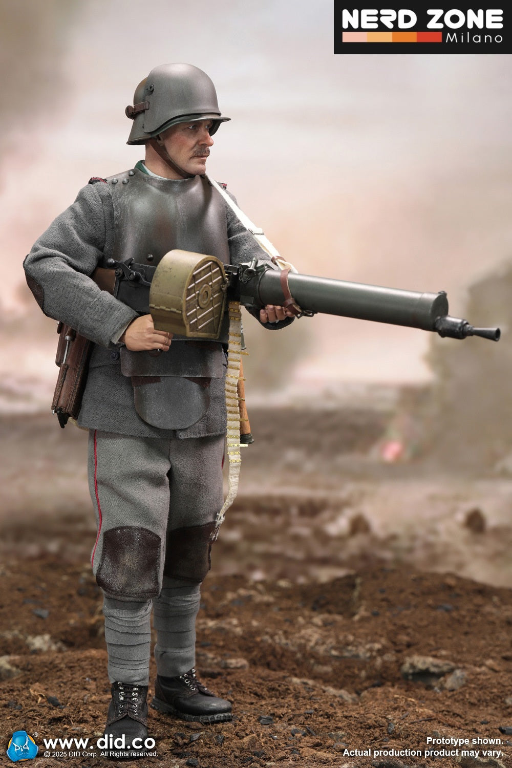 PRE ORDINE DID/3R - D11015 1/6 WWI German MG08 Gunner – Arthur