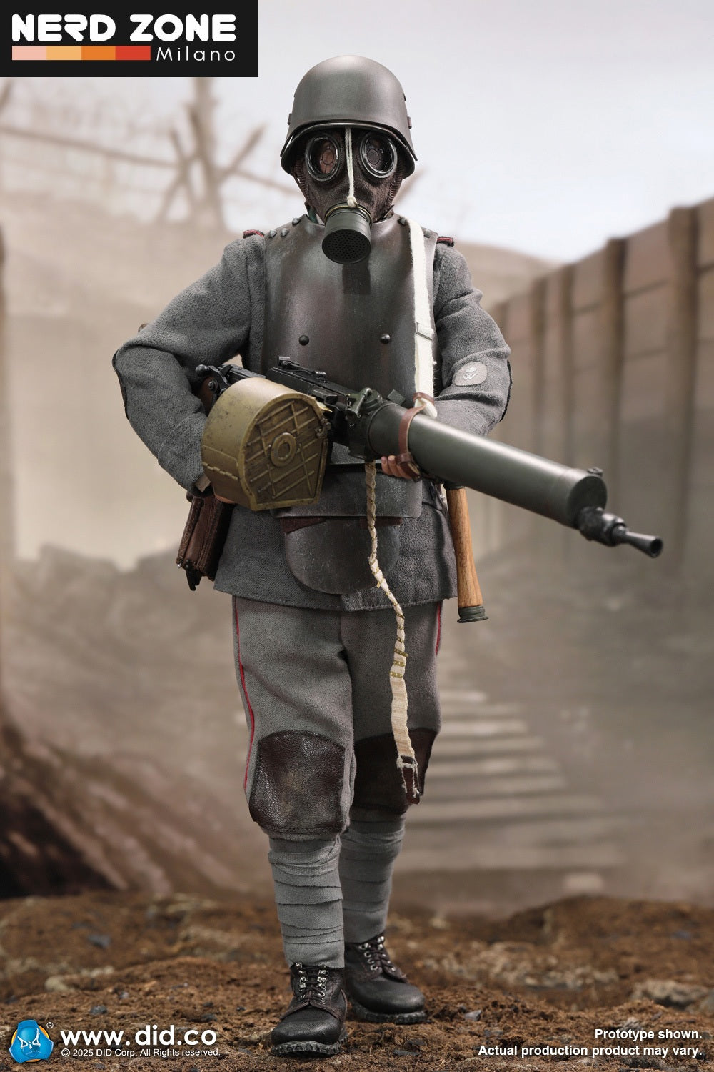 PRE ORDINE DID/3R - D11015 1/6 WWI German MG08 Gunner – Arthur