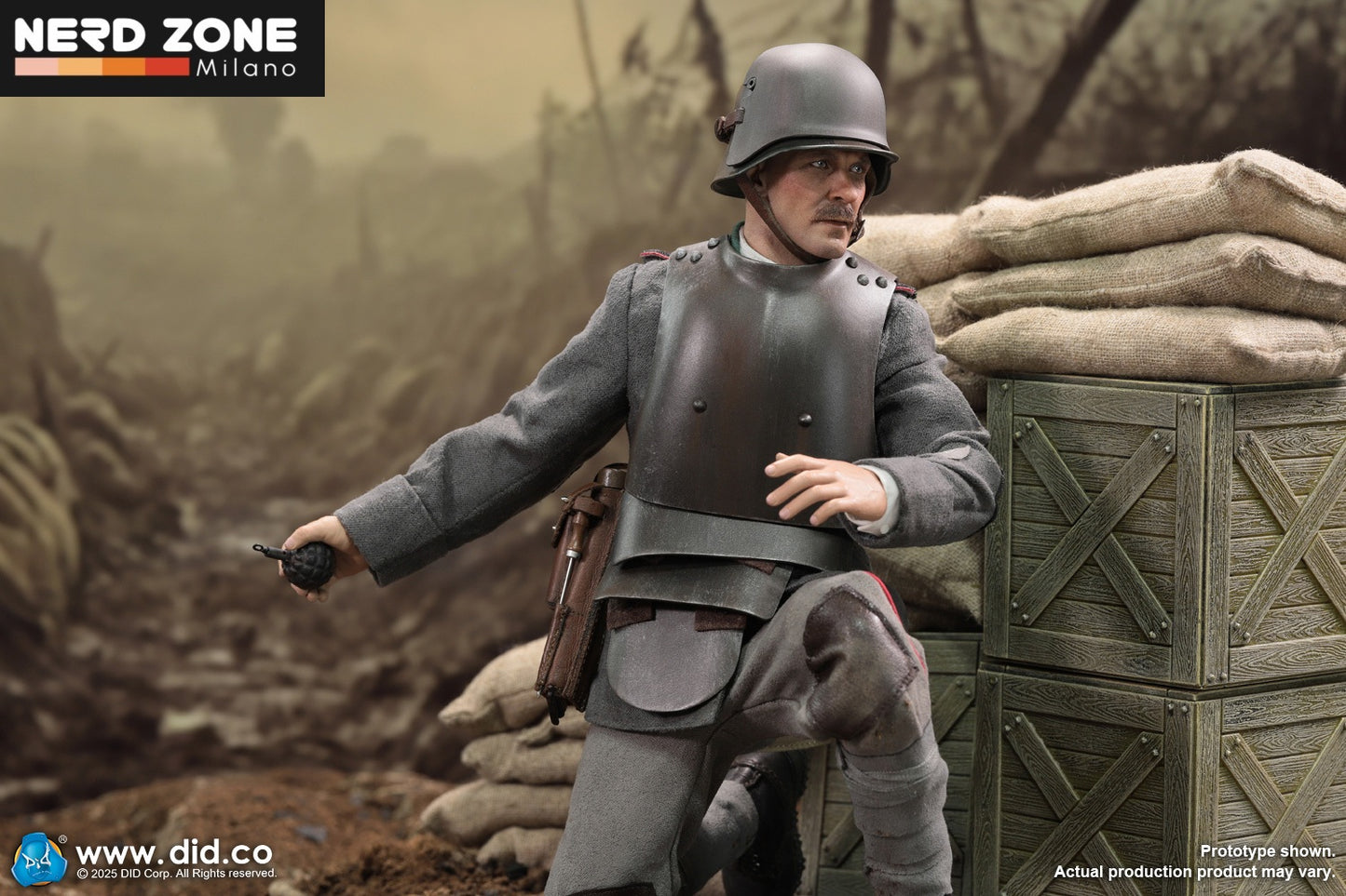 PRE ORDINE DID/3R - D11015 1/6 WWI German MG08 Gunner – Arthur