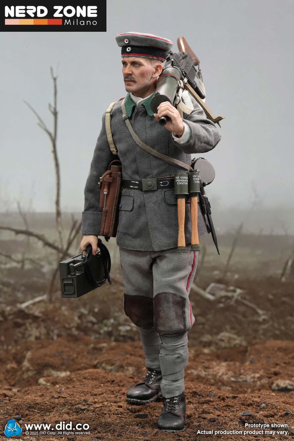 PRE ORDINE DID/3R - D11015 1/6 WWI German MG08 Gunner – Arthur
