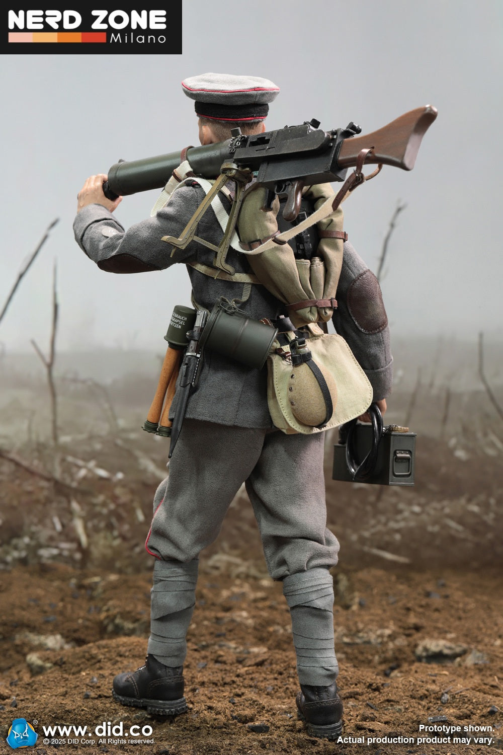 PRE ORDINE DID/3R - D11015 1/6 WWI German MG08 Gunner – Arthur
