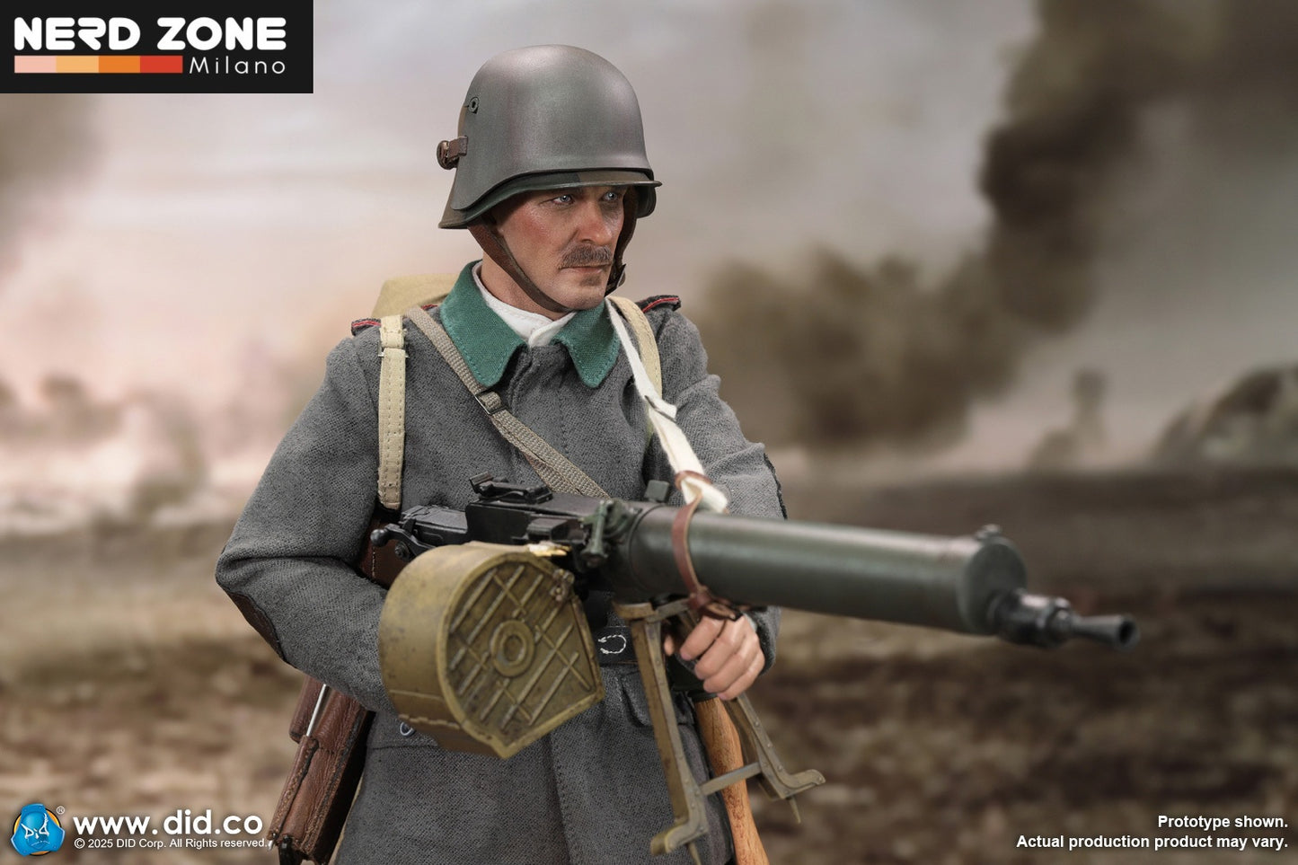 PRE ORDINE DID/3R - D11015 1/6 WWI German MG08 Gunner – Arthur