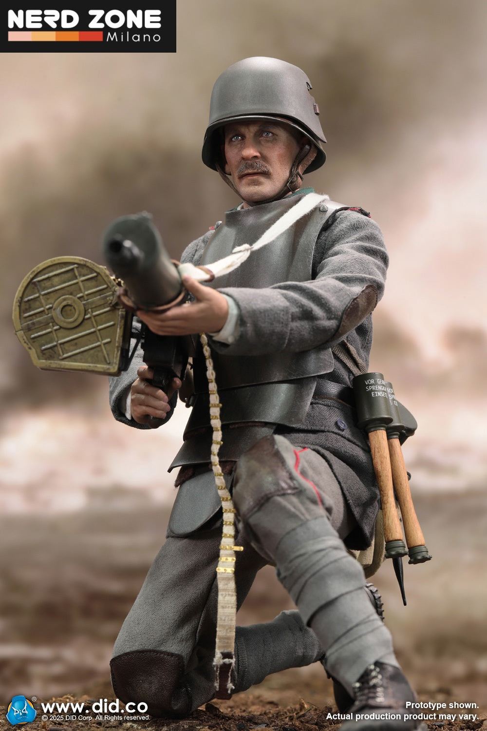 PRE ORDINE DID/3R - D11015 1/6 WWI German MG08 Gunner – Arthur