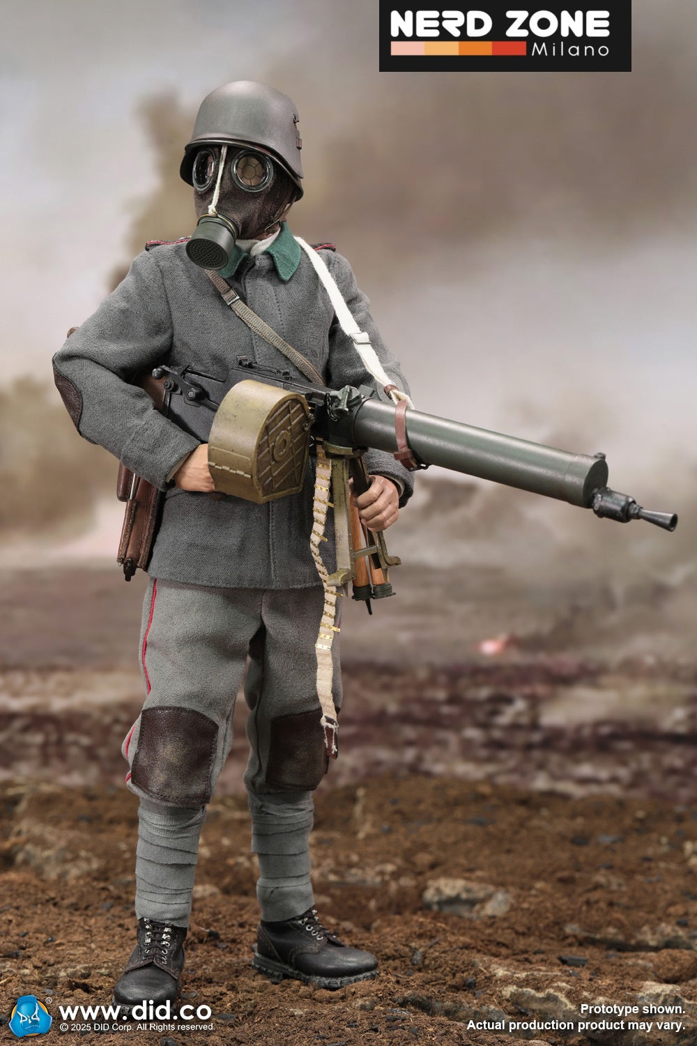 PRE ORDINE DID/3R - D11015 1/6 WWI German MG08 Gunner – Arthur