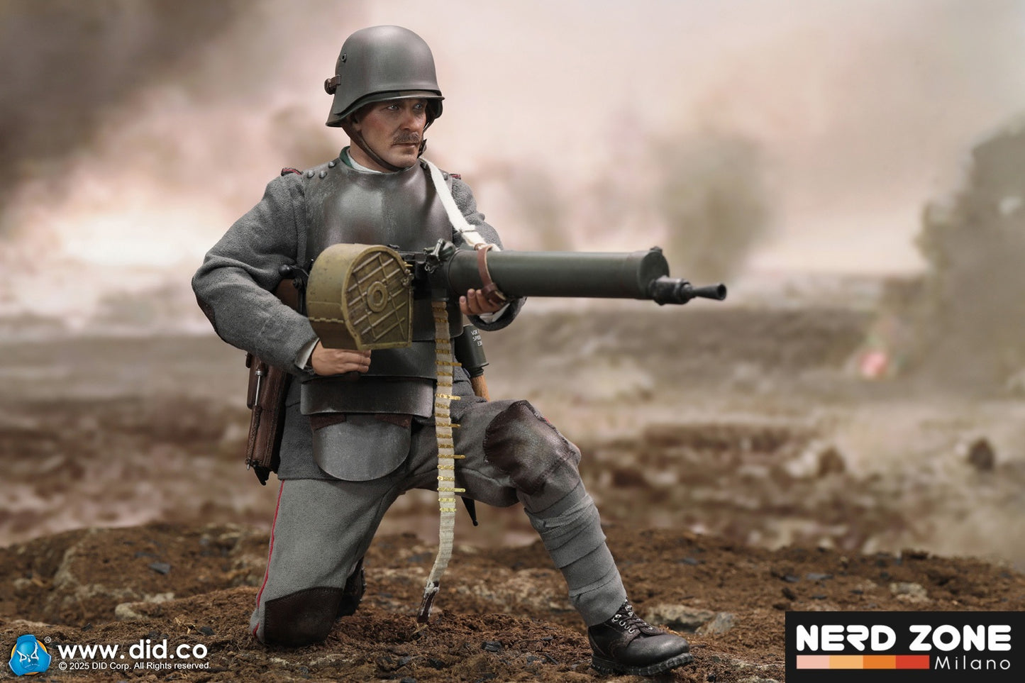 PRE ORDINE DID/3R - D11015 1/6 WWI German MG08 Gunner – Arthur