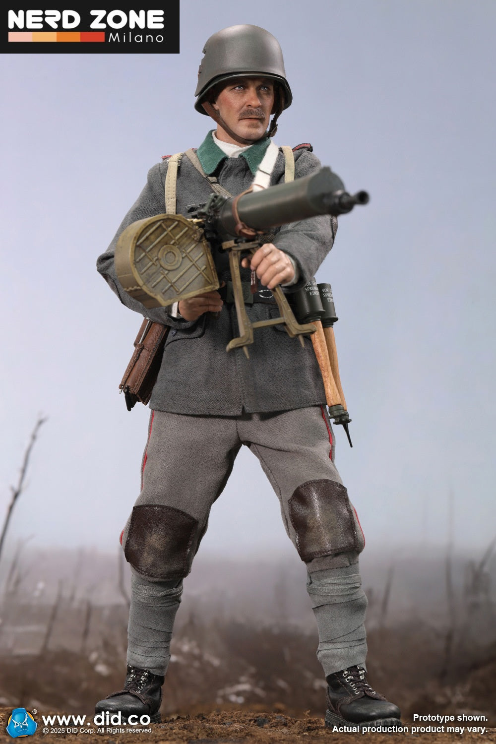 PRE ORDINE DID/3R - D11015 1/6 WWI German MG08 Gunner – Arthur