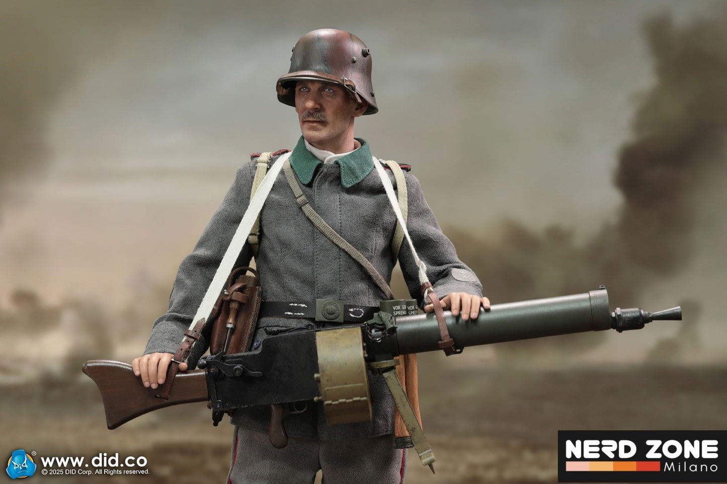PRE ORDINE DID/3R - D11015 1/6 WWI German MG08 Gunner – Arthur