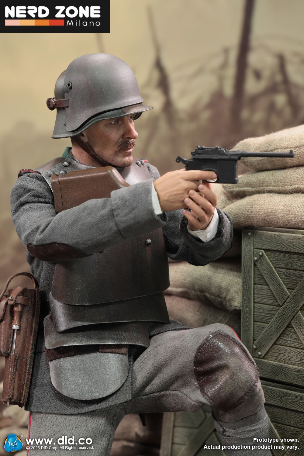 PRE ORDINE DID/3R - D11015 1/6 WWI German MG08 Gunner – Arthur