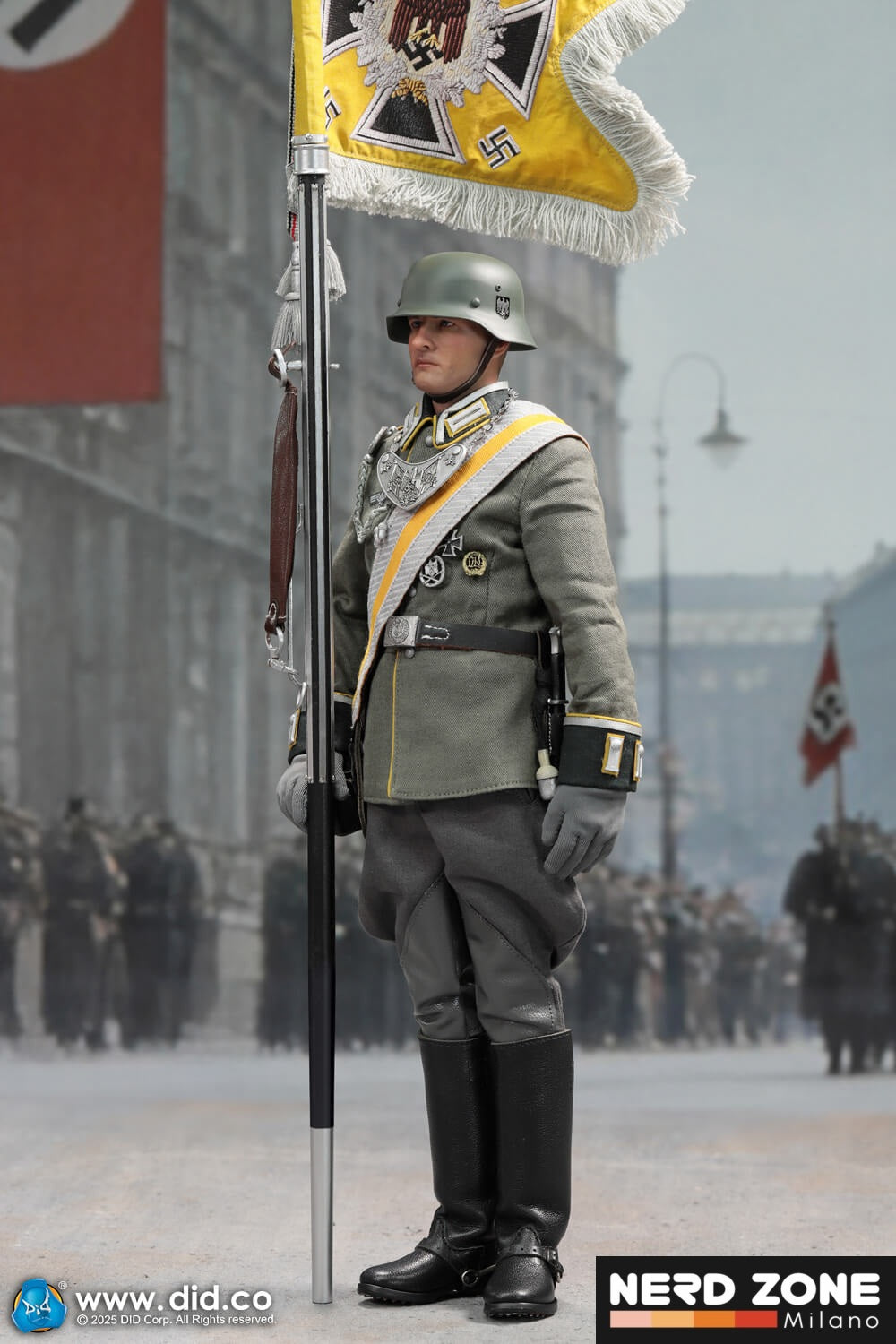 PRE ORDER - DID/3R- D80193 1/6 WWII German Cavalry Standard-Bearer – Anselm