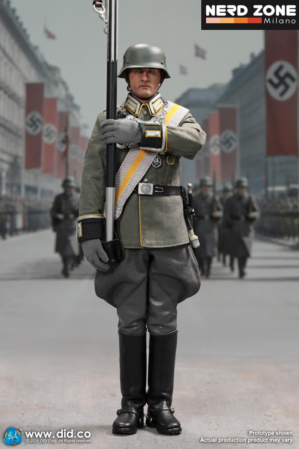 PRE ORDER - DID/3R- D80193 1/6 WWII German Cavalry Standard-Bearer – Anselm