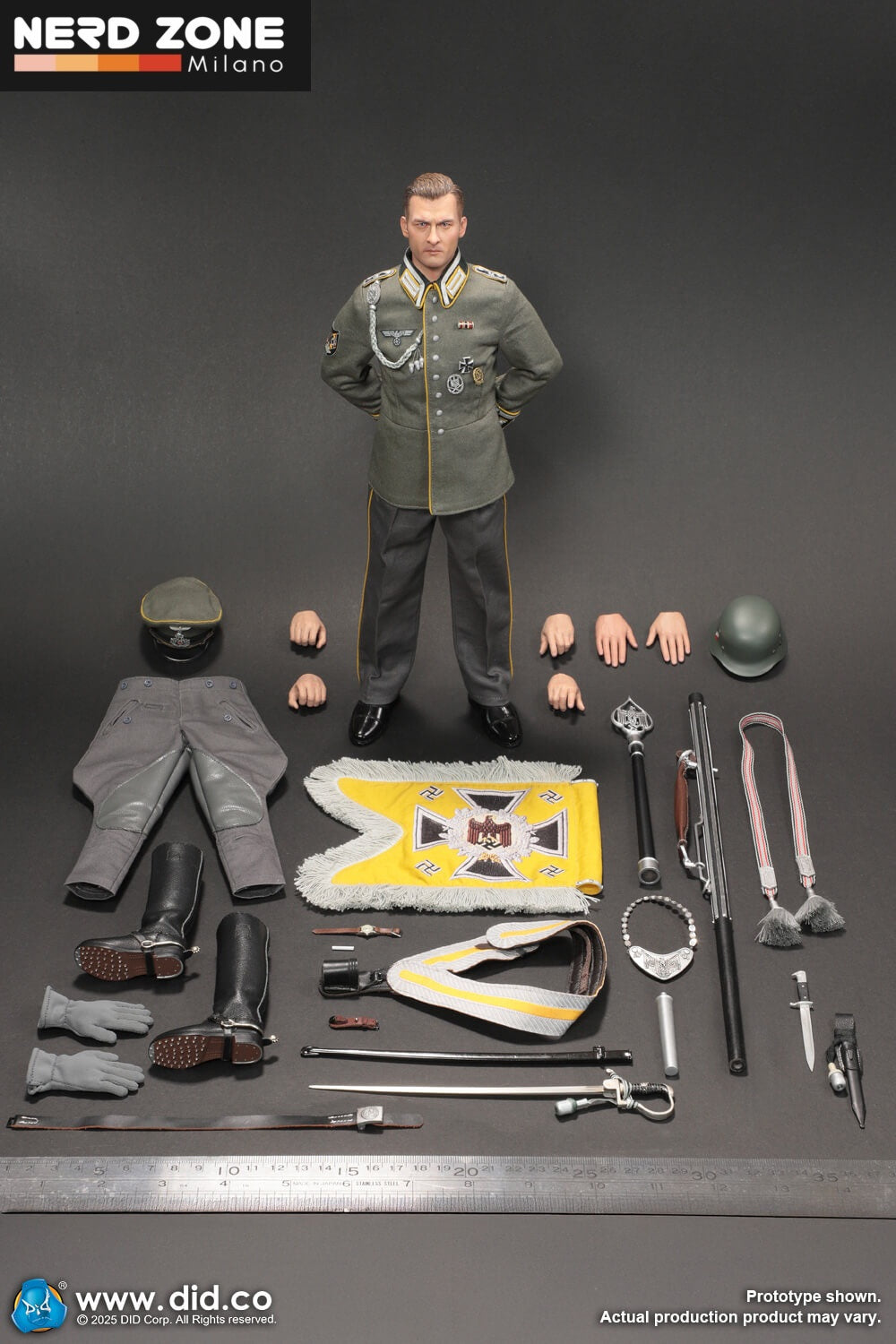 PRE ORDER - DID/3R- D80193 1/6 WWII German Cavalry Standard-Bearer – Anselm