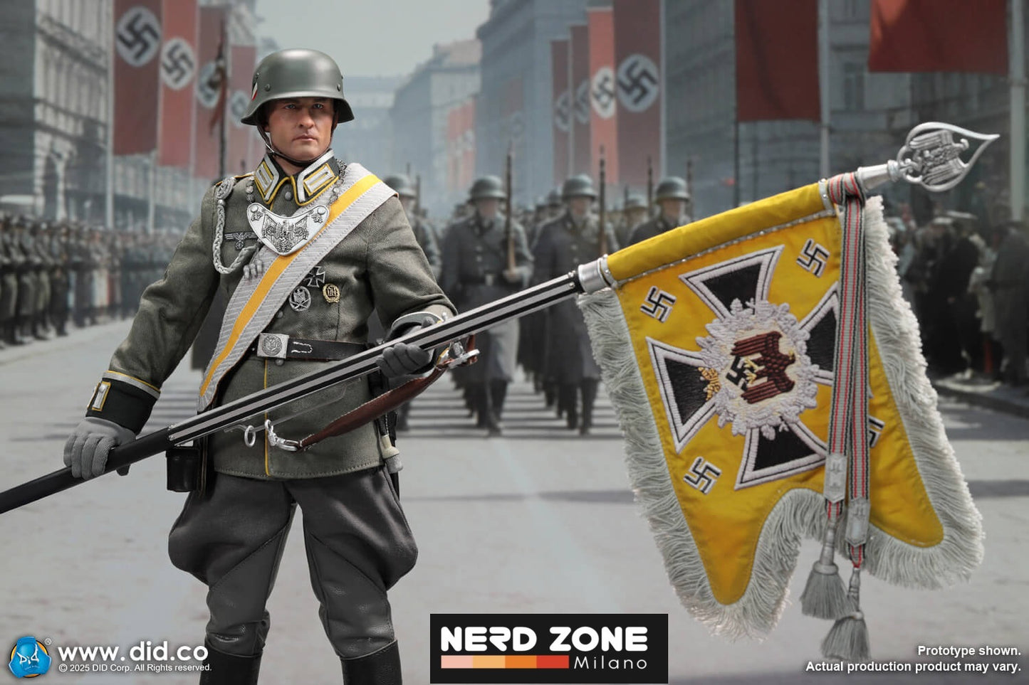 PRE ORDER - DID/3R- D80193 1/6 WWII German Cavalry Standard-Bearer – Anselm