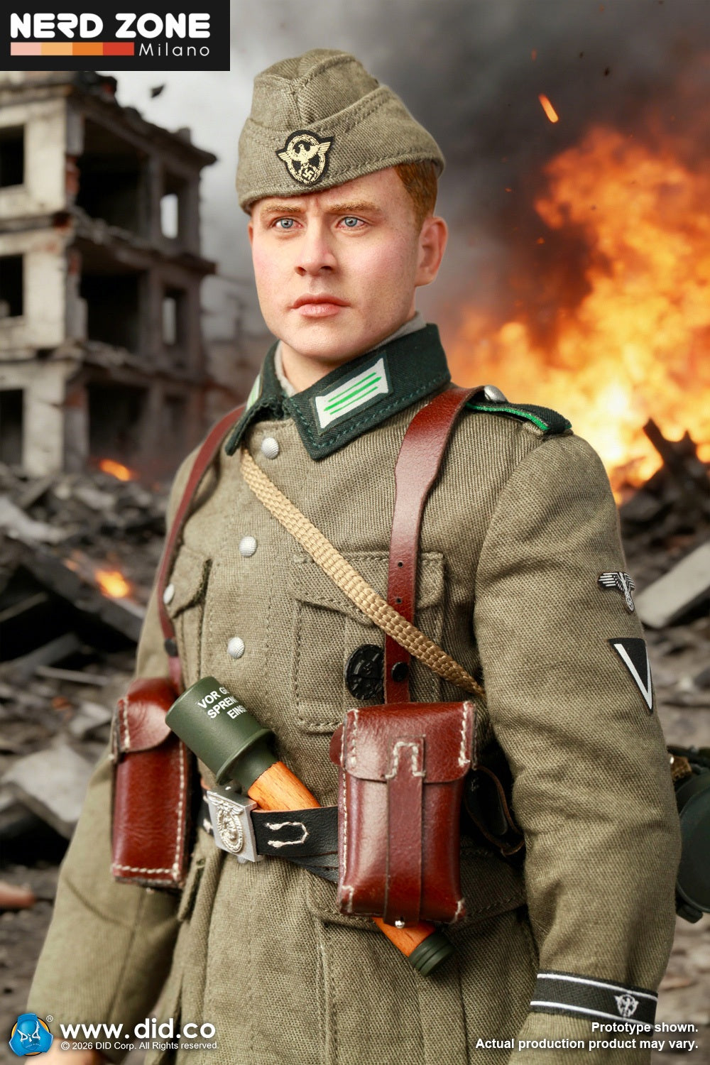 PRE ORDER DID - D80191 1/6 WWII German SS Polizei-Division ZB30 Gunner – Friedrich