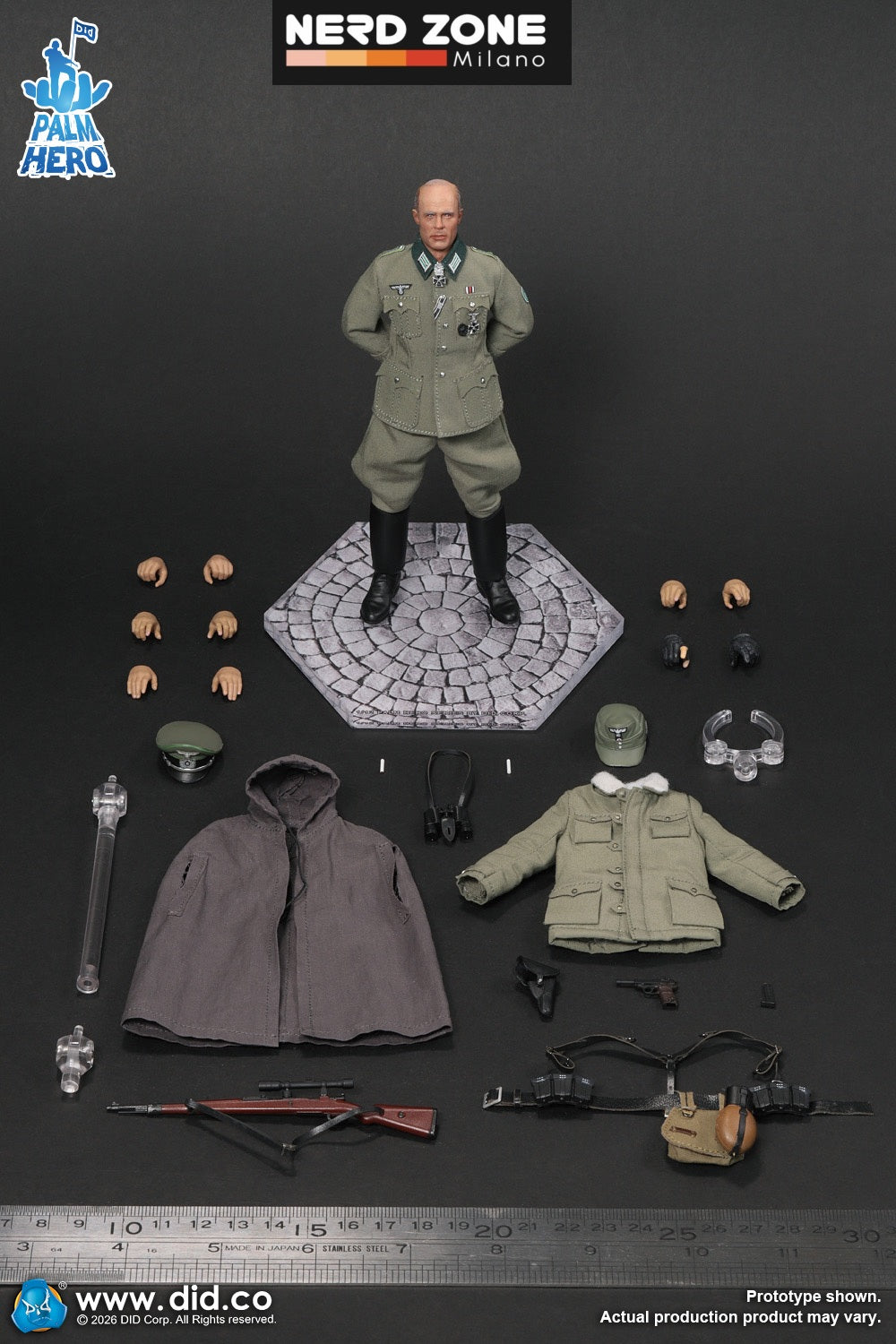 PRE ORDINE - DID - XD80036 1/12 WWII German – Major Erwin König