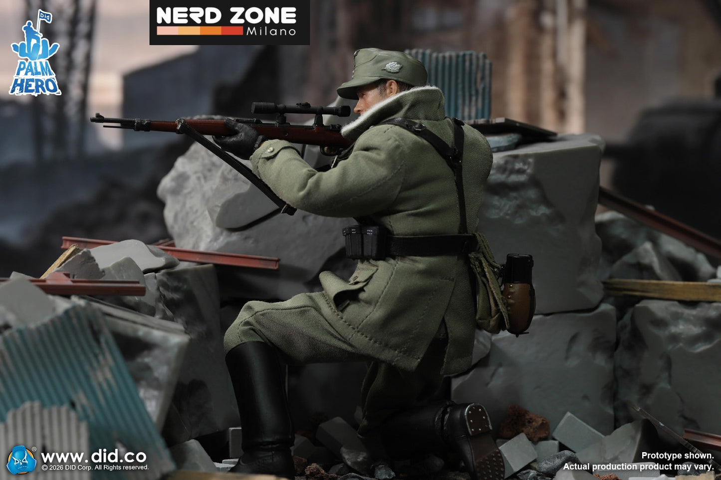 PRE ORDINE - DID - XD80036 1/12 WWII German – Major Erwin König