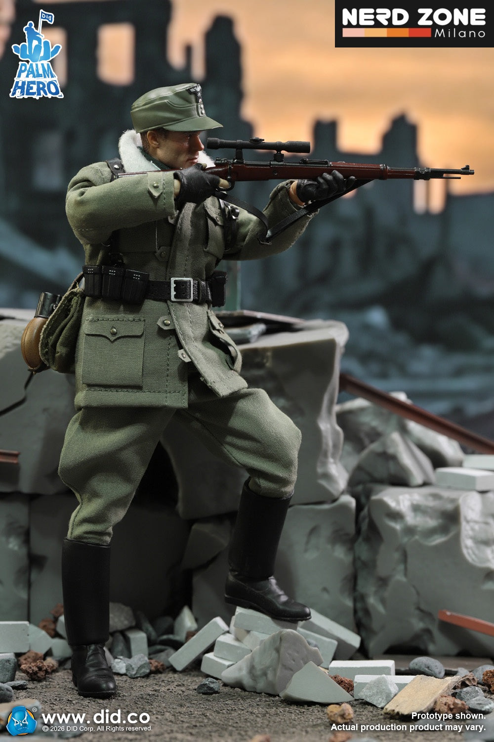PRE ORDINE - DID - XD80036 1/12 WWII German – Major Erwin König
