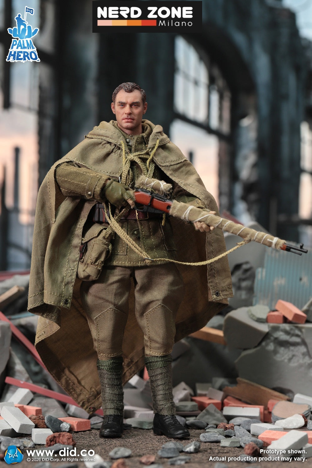 PRE ORDINE - DID - XR80037 1/12 WWII Russian Sniper – Vasily Zaitsev