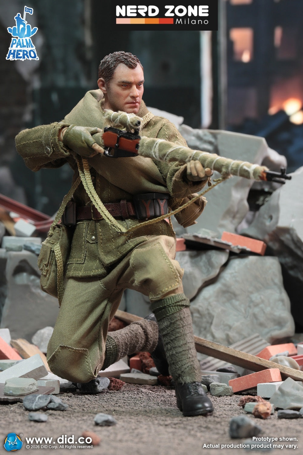 PRE ORDINE - DID - XR80037 1/12 WWII Russian Sniper – Vasily Zaitsev