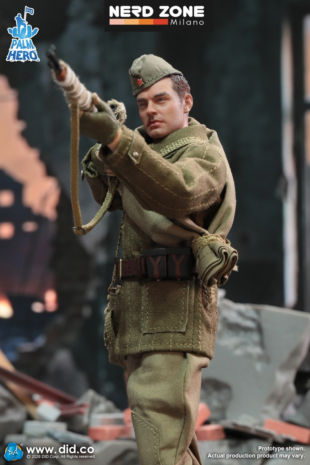 PRE ORDINE - DID - XR80037 1/12 WWII Russian Sniper – Vasily Zaitsev